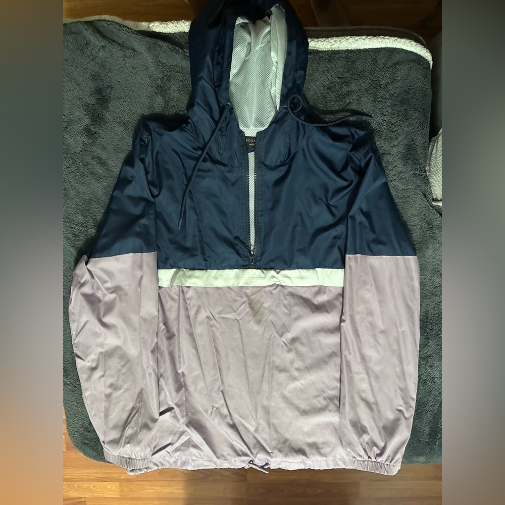 Rain Coat blue and purple